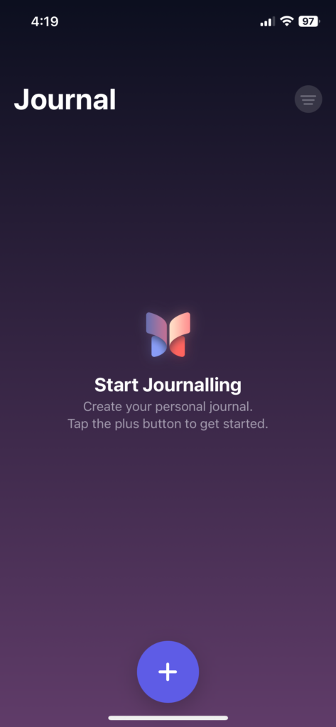 Start Journalling